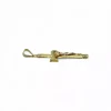Best Sale Crucifijo mate y brillo oro 18k Crucifijo