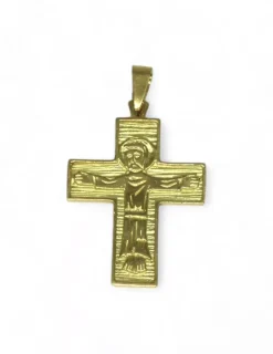 Best Cruz ancha con imagen del Señor oro 18k Medalla De Cristo|Colgante De Cristo