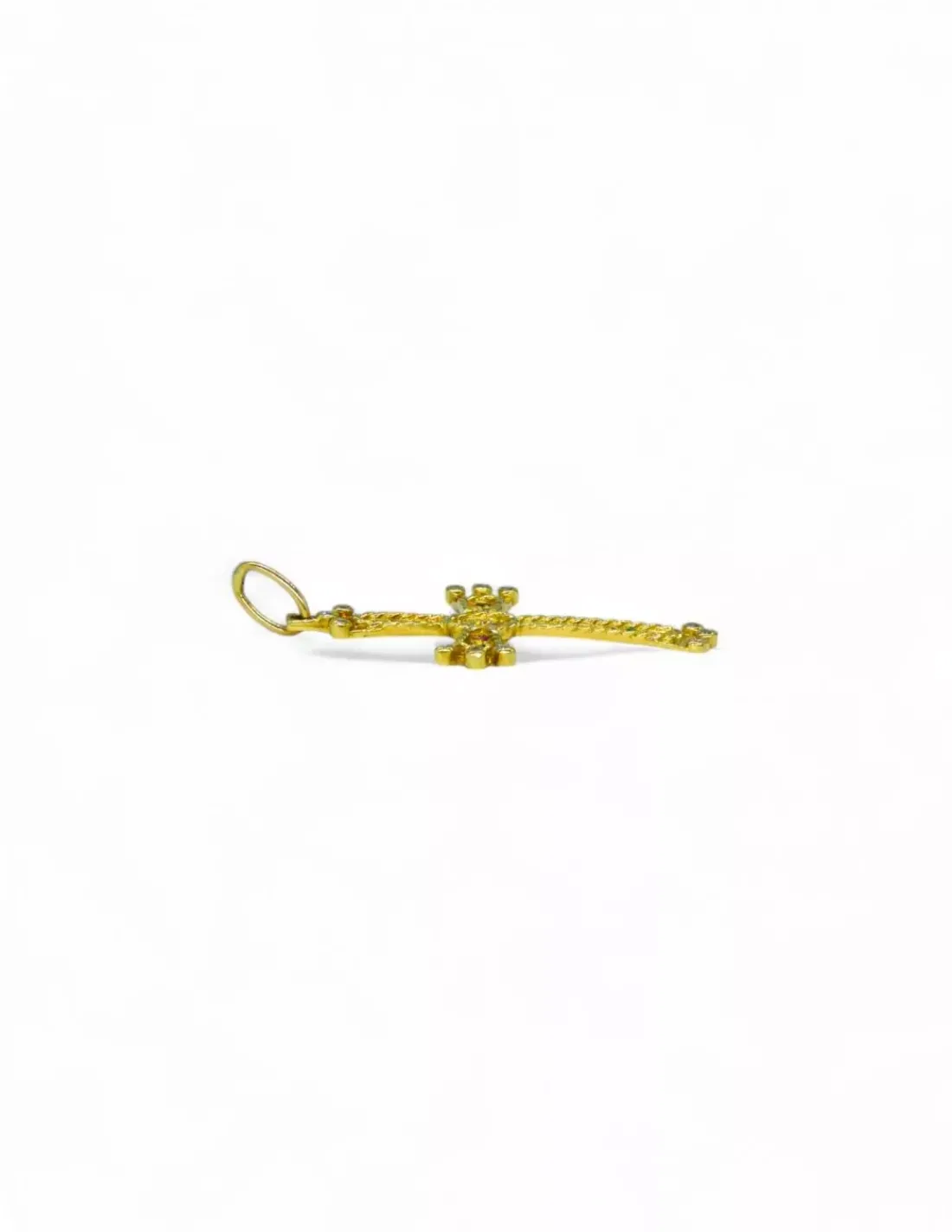 New Cruz Asturiana circonitas oro 18k Medalla De La Virgen|Medalla De Cristo