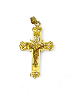 Discount Cruz calada Cristo relieve oro 18k Crucifijo|Colgante De Cristo