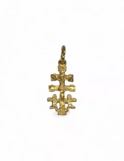 Clearance Cruz Caravaca oro 18k - 2.1cm Cruz Caravaca
