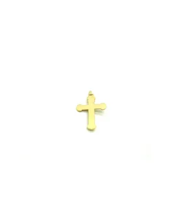 Best Sale Cruz con Cristo mate y brillo oro 18k - 3,7 cm Medalla De Cristo|Colgante De Cristo