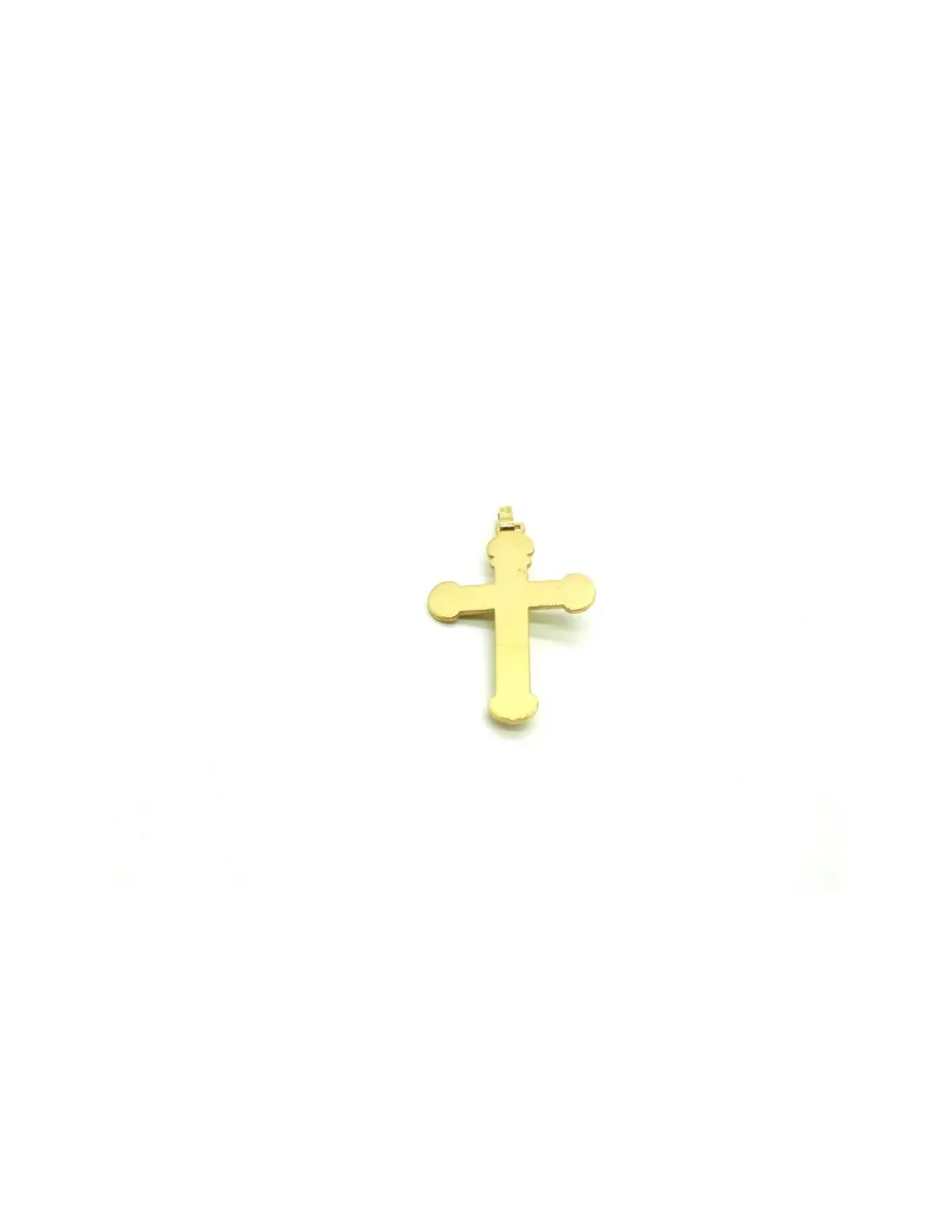 Best Sale Cruz con Cristo mate y brillo oro 18k - 3,7 cm Medalla De Cristo|Colgante De Cristo