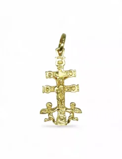 Store Cruz de Caravaca oro 18k - 3cm Cruz Caravaca