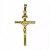 Cheap Cruz fina relieve Cristo oro 18k Crucifijo
