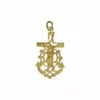 Cheap Cruz Marinera con Cristo en relieve oro 18k - 3,5cm Cruces Especiales