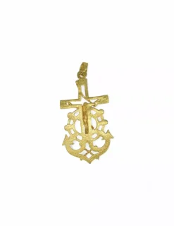 Cheap Cruz Marinera con Cristo en relieve oro 18k - 3,5cm Cruces Especiales