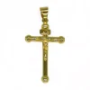 Clearance Cruz relieve Cristo oro 18k Crucifijo