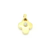 Cheap Cruz satinada con diamante central oro 18k Colgantes Con Brillantes|Cruces Especiales