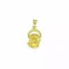 Store Dije cabeza cristo con circonitas oro 18k Medalla De Cristo|Colgante De Cristo