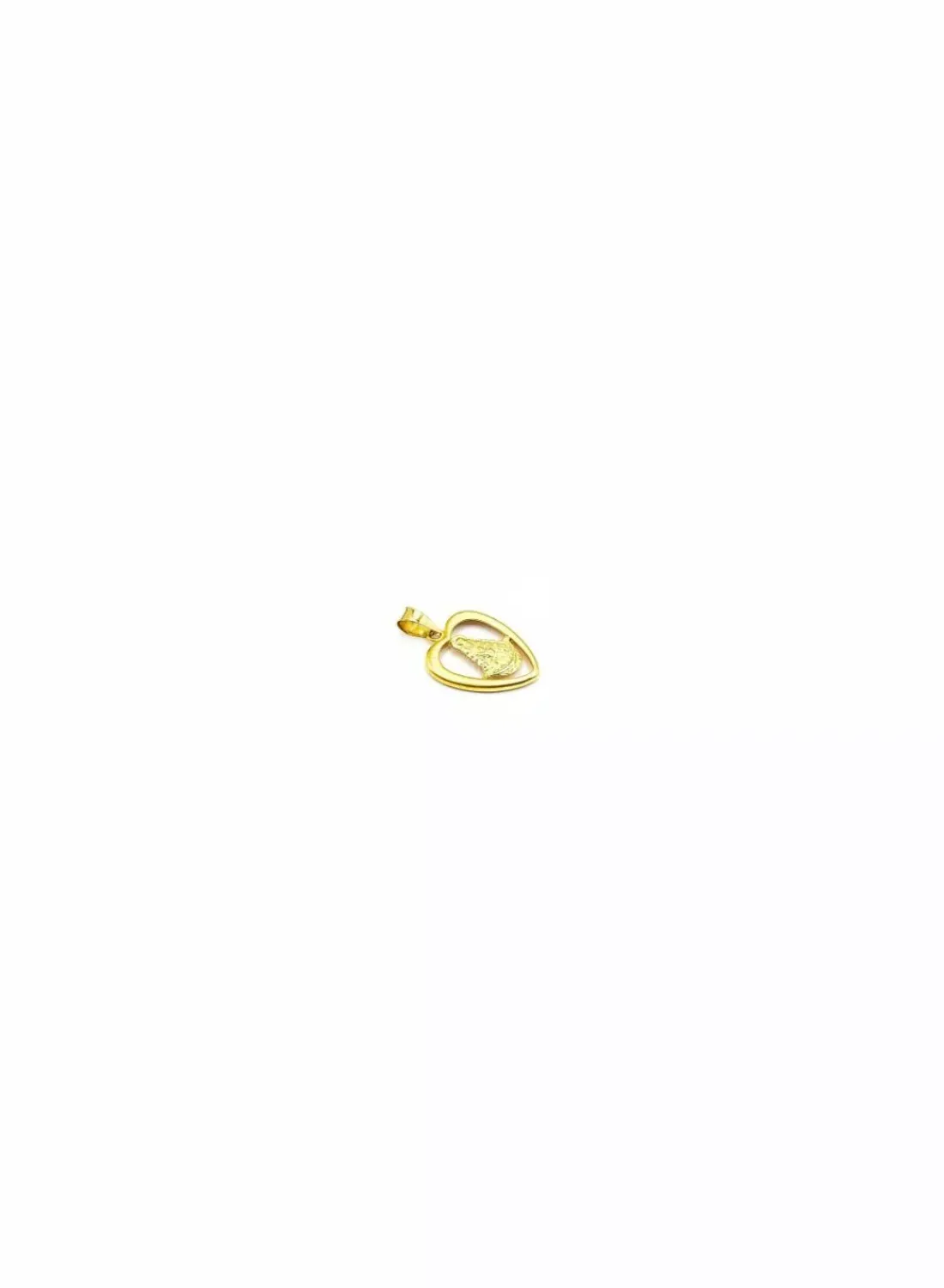 Discount Dije corazón calado con virgen oro 18k Medalla De La Virgen|Colgante Con La Virgen