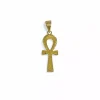 Hot Dije cruz egipcia mate oro 18k Cruces Especiales