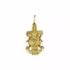 Fashion Dije cruz marinera con Virgen del Carmen oro 18k Medalla De La Virgen|Colgante Con La Virgen