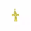 Store Dije Cruz oro 18k Medalla De Cristo|Colgante De Cristo