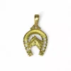 Online Dije herradura y caballo oro 18k Colgante De Animales