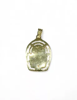 Cheap Dije niña religiosa oro 18k Medalla De La Virgen|Colgante Con La Virgen