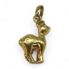 Flash Sale Dije silueta ciervo oro 18k Colgante De Animales