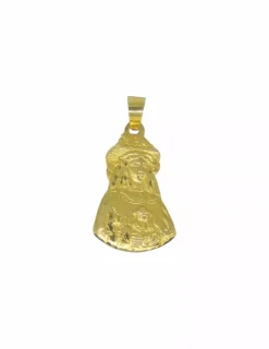 Online Dije silueta Virgen Divina Pastora oro 18k Medalla De La Virgen|Colgante Con La Virgen