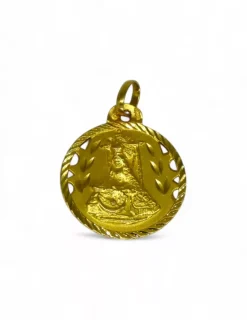 Discount Escapulario corazón de Jesús y virgen de las Angustias oro 18k Medalla De La Virgen|Colgante Con La Virgen