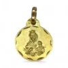 Sale Escapulario Virgen del Carmen y Corazón de Jesús oro 18k - 1.40cm Medalla De La Virgen|Medalla De Cristo
