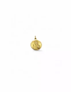 Shop Escapulario Virgen del Carmen y Corazón de Jesús oro 18k - 2,1cm Colgante Con La Virgen|Colgante De Cristo