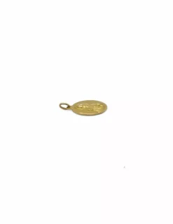 Shop Escapulario Virgen del Carmen y Corazón de Jesús oro 18k - 2,1cm Colgante Con La Virgen|Colgante De Cristo