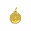 Clearance Escapulario Virgen del Carmen y corazón de Jesús oro 18k - 2,9cm Medalla De La Virgen|Medalla De Cristo