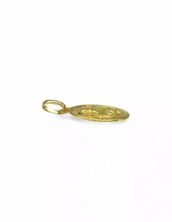Clearance Escapulario Virgen del Carmen y Sagrado Corazón de Jesús oro 18k - 2cm - 1,88gr Medalla De La Virgen|Medalla De Cristo