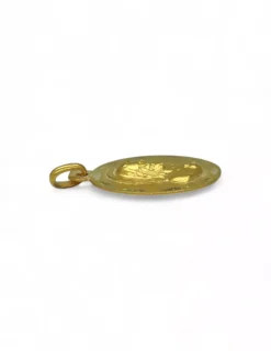 Cheap Escapulario Virgen del Carmen y Corazón de Jesús oro 18k - 2cm Medalla De La Virgen|Medalla De Cristo