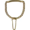 New Esclava eslabón love c. seguridad oro 18k - 16cm Esclavas|Pulseras De Plata