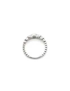 Best Sale foto*Anillo bolitas y circonitas chatones tamaño ascendente Plata 925 Anillos De Plata|Anillos