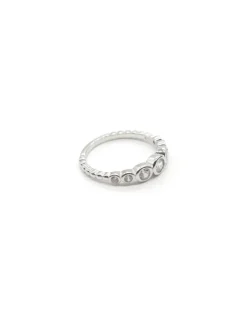 Best Sale foto*Anillo bolitas y circonitas chatones tamaño ascendente Plata 925 Anillos De Plata|Anillos