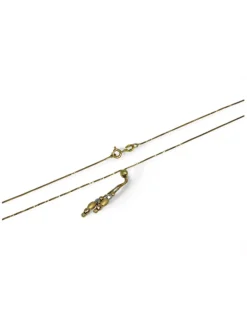 Outlet Gargantilla bolas mate y brillo oro tricolor 18k - 40cm Gargantillas De Oro|Cadenas De Oro