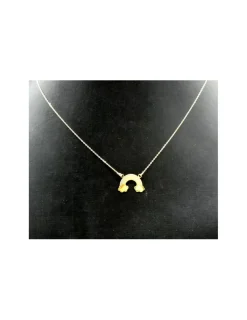 Store Gargantilla colgante arcoíris de oro 18k - 44 cm Cadenas De Oro