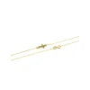 Best Sale Gargantilla colgante cruz oro 18k - 42cm Gargantillas De Oro