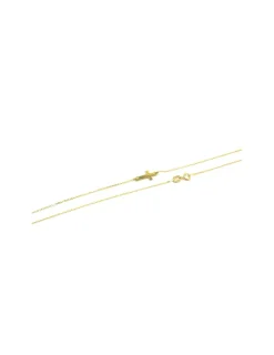 Best Sale Gargantilla colgante cruz oro 18k - 42cm Gargantillas De Oro