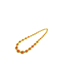 Cheap Gargantilla con coral oro 18k - 45 cm Gargantillas De Oro