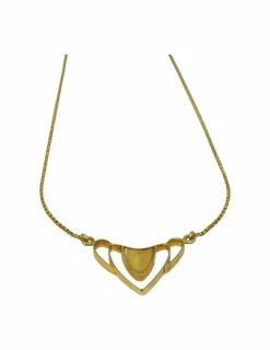 Best Gargantilla con hueso y eslabón veneciano oro 18k - 38cm Gargantillas De Oro