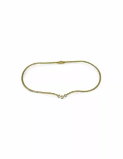 Cheap Gargantilla con tres diamantes chatón oro 18k - 40cm Cadenas Con Brillantes|Gargantillas De Oro