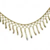 Sale Gargantilla de encaje con bolitas oro tricolor 18k - 40x0.2 cm Gargantillas De Oro