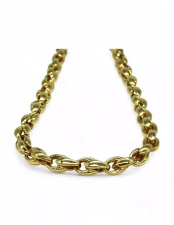 Best Sale Gargantilla eslabón forzada oro 18k - 40cm Gargantillas De Oro
