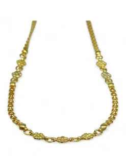 New Gargantilla flores oro 18k - 43cm Gargantillas De Oro