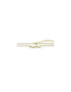 Flash Sale Gargantilla Mama circonitas plata 925 chapada en oro - 40 cm Gargantillas De Plata