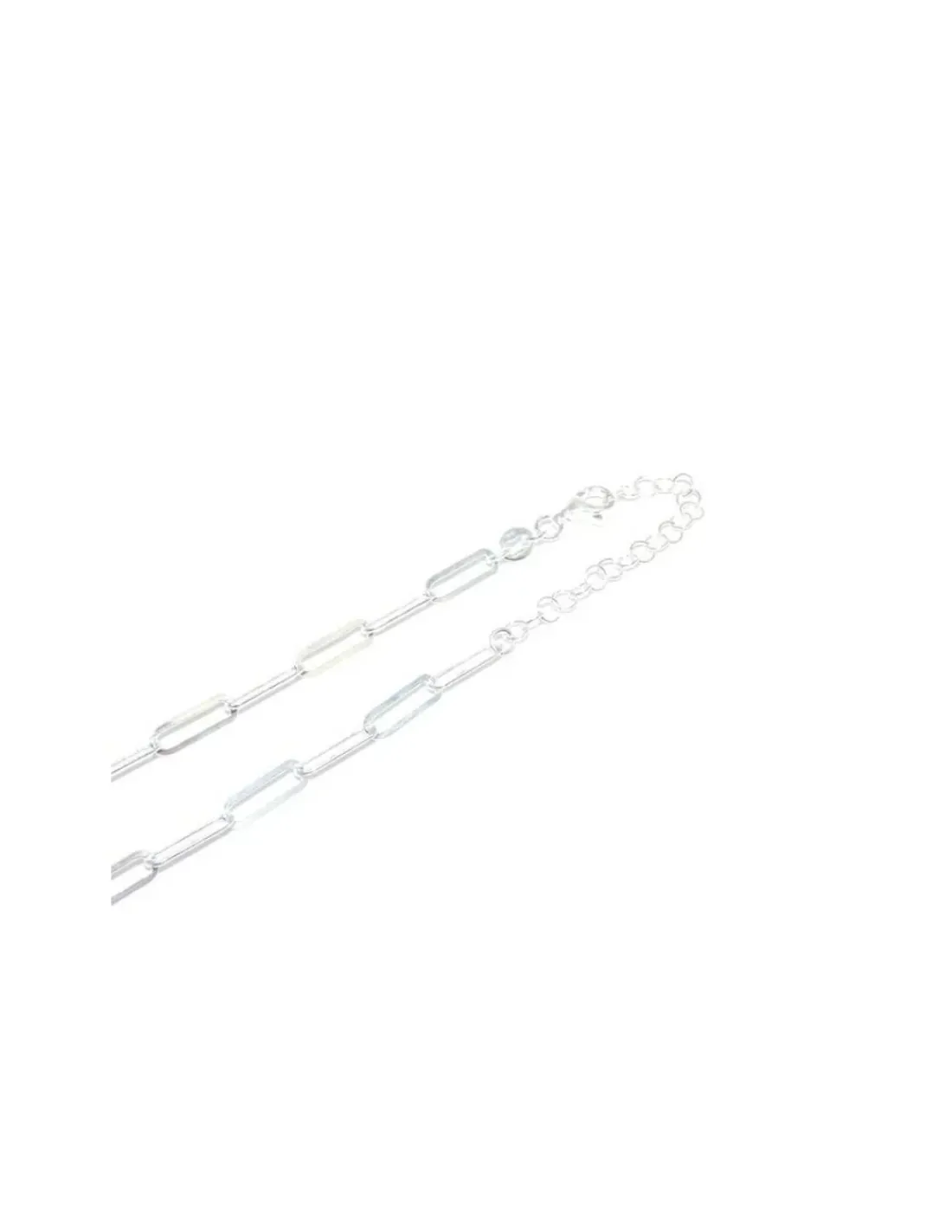 Online Gargantilla plata asas y cadena con bolitas - 45 cm Gargantillas De Plata