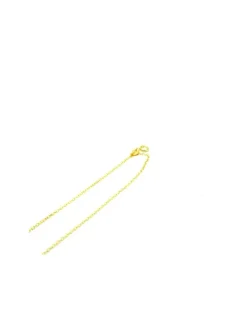 Sale Gargantilla plata chapada oro doble cadena media luna y estrella circonitas - 44cm Gargantillas De Plata