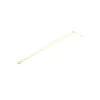 Online Gargantilla plata dorada aro y estrella circonitas - 43 cm Gargantillas De Plata