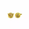 Clearance Gemelos labrados oro 18k - 2cm Más Joyas