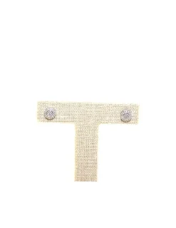 Store Juego anillo y pendientes redondos circonitas plata rodiada Más Joyas