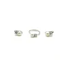 Sale Juego comunión plata rodiada perla y circonita 4 garras Más Joyas|Pendientes De Plata