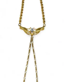 Flash Sale Manita manos y circonita oro 18k - 16.5cm Manitas|Pulseras De Plata